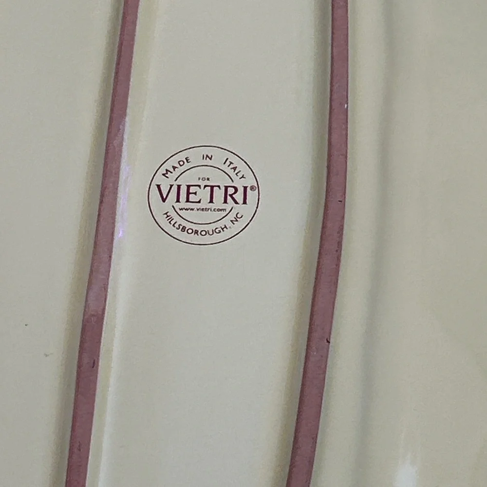 Vietri, Italy! Fiori Di Bosco  Tray Oval Serving Dish 16